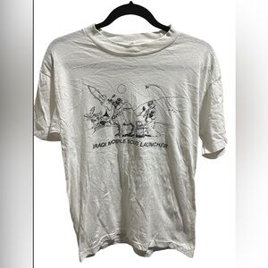 Size Medium Political cartoon tee. For American tag.